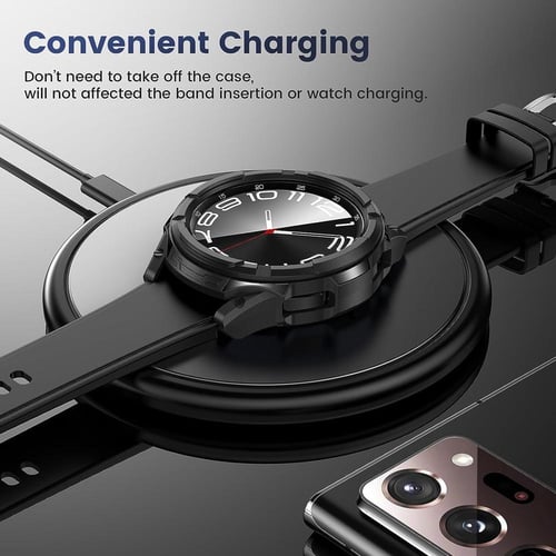 Case Tempered Glass Bezel Ring For Samsung Watch 6 Classic 43mm