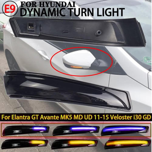LED Dynamic Turn Signal Light For Hyundai Elantra Avante MK5 MD UD