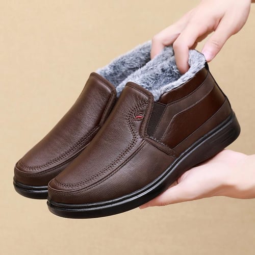Fur lined dress shoes hot sale