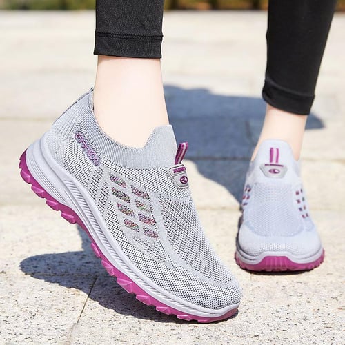Comfortable elderly women's shoes top
