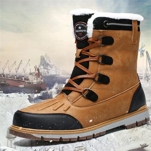 Sagit Winter Men s Fashionable Snow Boots Waterproof Non Slip And