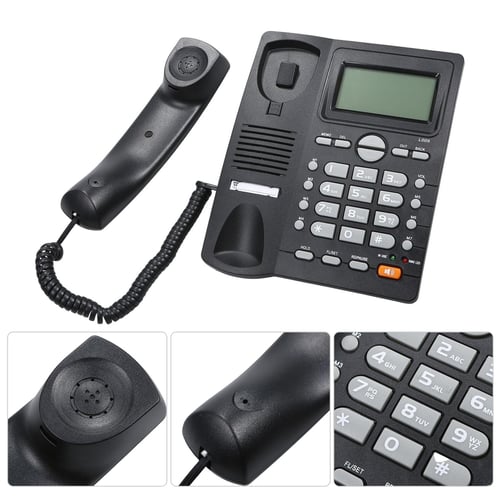 Desktop Corded Telephone Landline Telephone with Caller Identification