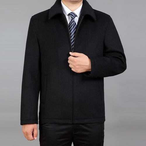 Mens wool zipper jacket clearance