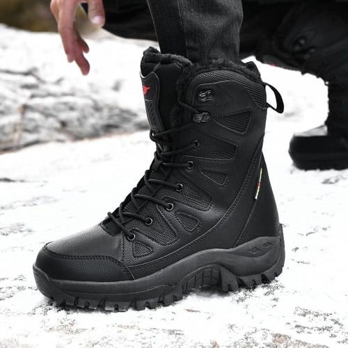 36 46 Winter Shoes Men s Outdoor Waterproof Snowproof and Velvet Non skid Warm Snow Shoes Women s Large Size Snow Sports Shoes buy 36 46 Winter