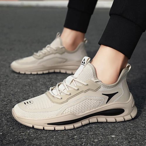 Permeable men's casual running shoes top