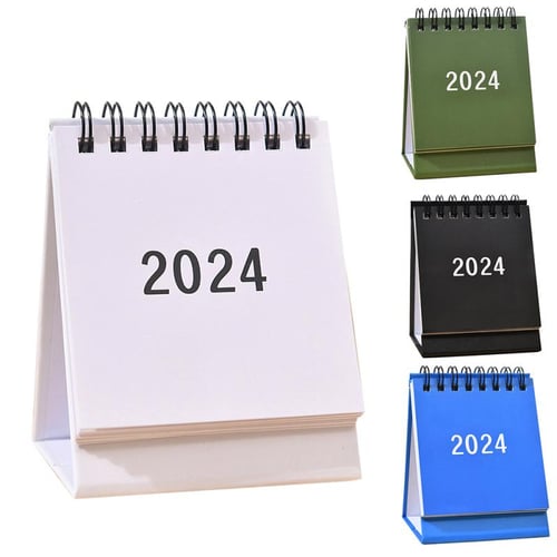 2024 Desktop Calendar Stand Up Calendar Schedule Desk Calendar Table