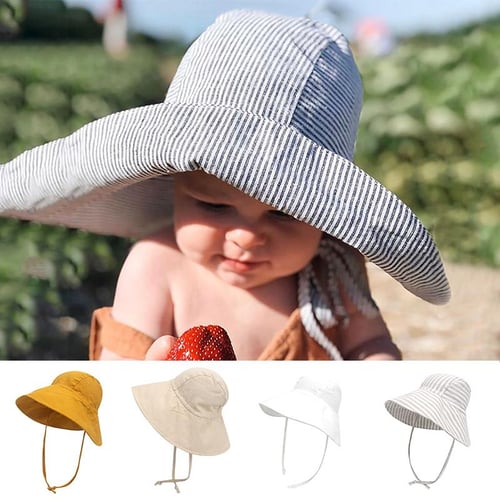 Broad brimmed shop baby hat