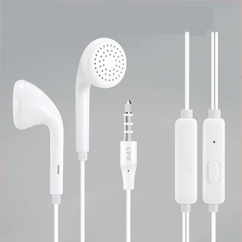 Flat Head Earbuds Bass Headphones Classic Universal Lug Type
