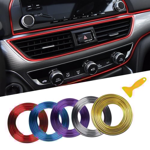 Universal Car Accessories Insert Trim Styling Interior Decor for