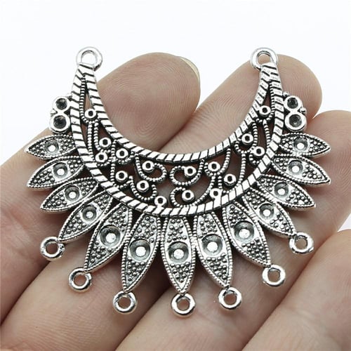 Metal feathers for jewelry making hot sale