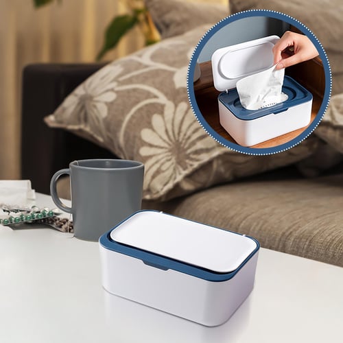 Moist outlet tissue box