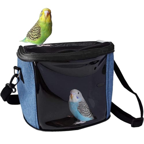 Parrot Travel Cage Bird Carrier Lightweight Small Animals Pet