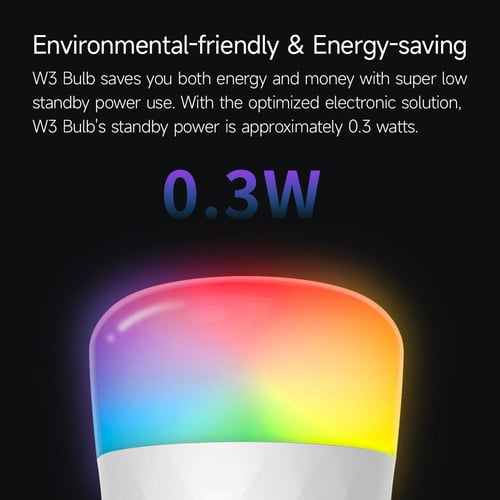 Xiaomi YEELIGHT LED Light Bulb W3 E27 900LM Multicolor Smart Light Bulb Work with Google Assistant Amazon Alexa and Samsung SmartThings. buy Xiaomi
