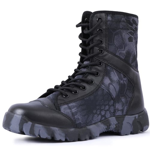 Canvas military boots hotsell