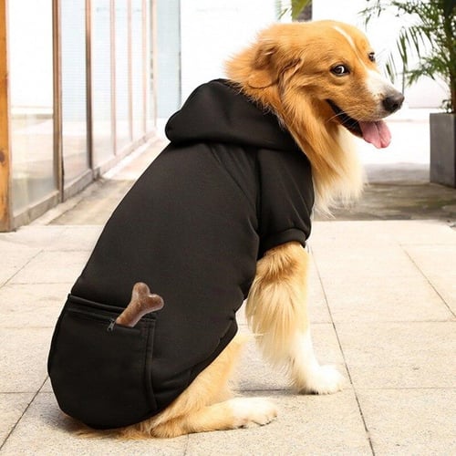 Winter Dog Clothes Pure Color Cat Dog Hoodie Autumn Winter Dog