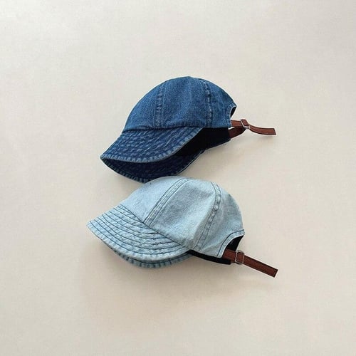 Baby flat cheap peak cap