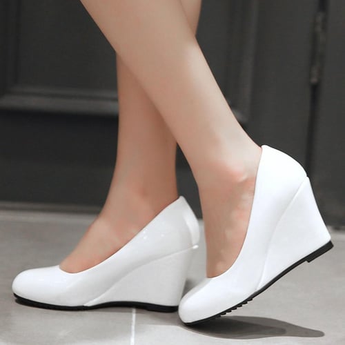 Wedge heel formal shoes sale