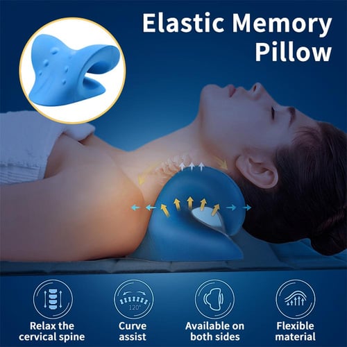 Cervical Spine Stretch Gravity Muscle Relaxation Traction Neck Stretcher Shoulder Massage Pillow Relieve Pain Spine Correction buy Cervical Spine