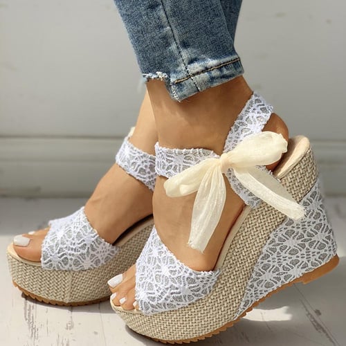 Ladies shoes online wedges heels