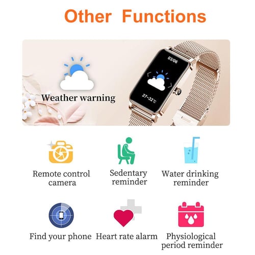 Ladies smart watch with heart rate monitor cheap