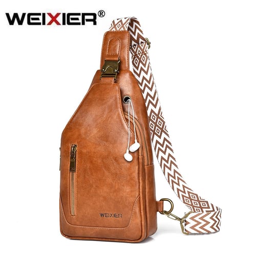 Men's waterproof large sales capacity crossbody shoulder bag