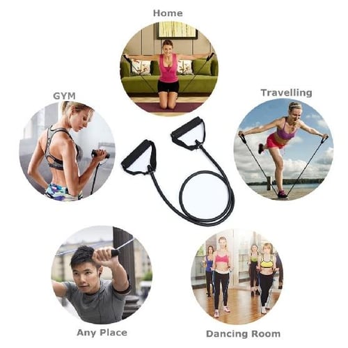 Pull rope rubber exerciser on sale