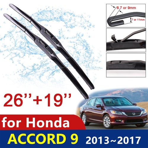 2014 honda accord outlet wiper blade size