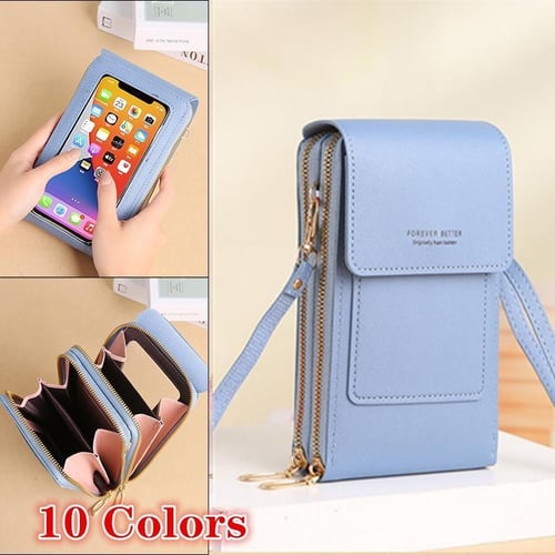 Touch Screen Phone Bag Ladies Small Messenger Cute Phone Bag