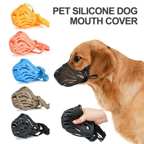 Dog muzzle for licking clearance