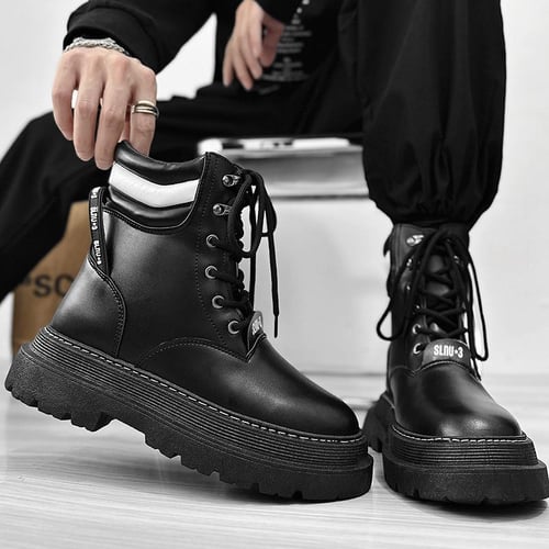 Cloth discount boots mens