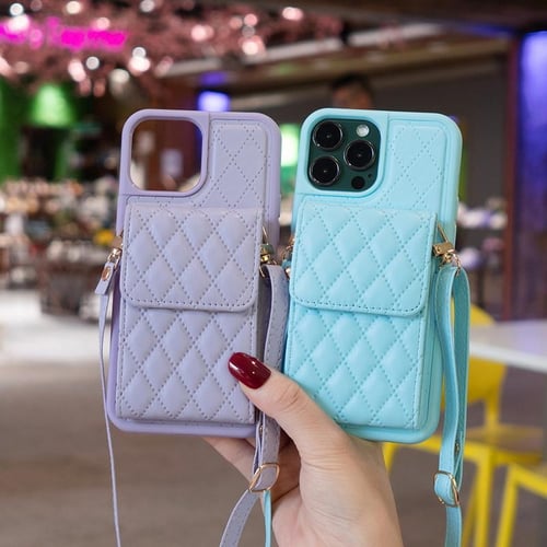 Luxury crossbody on sale smartphone wallet