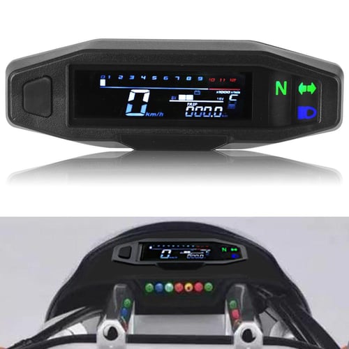 RPM Motorcycle Meter Speedometer Digital Odometer Motorcycle Oeter Motor Bike Tachometer