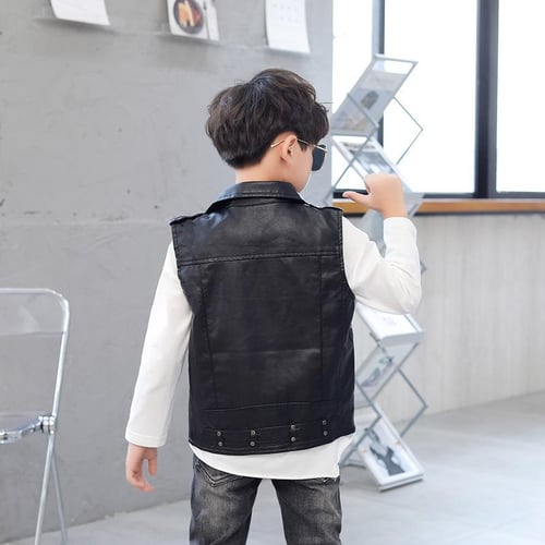 Boys biker deals vest