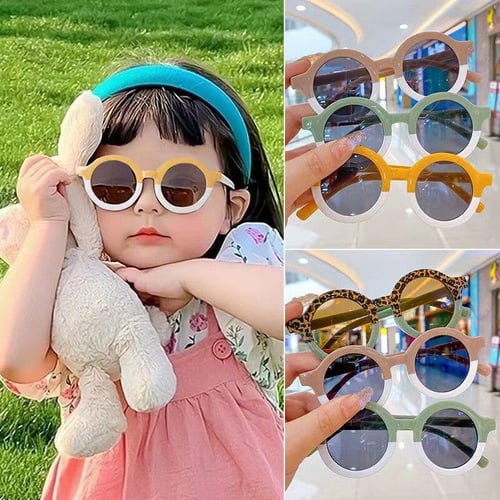 Kids round sunglasses clearance