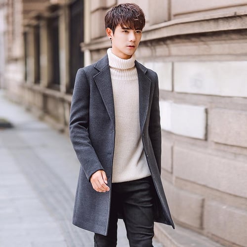 Korean fashion trench coat top