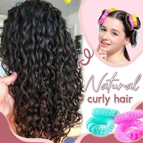 Sagit Donut Hair Natural Curlers Sticks Rollers Circle Spiral