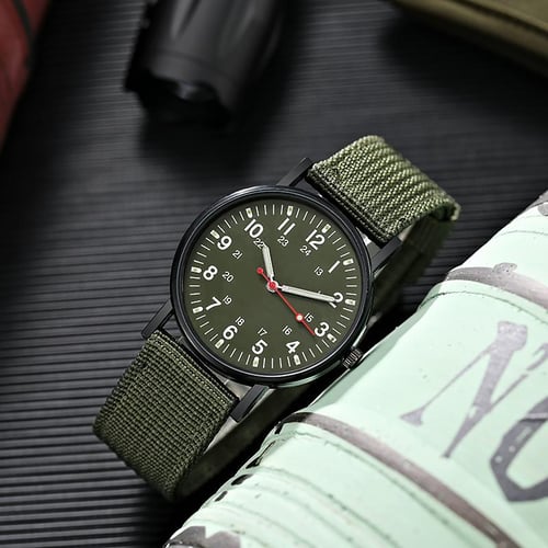 Mens watch best sale with nylon band