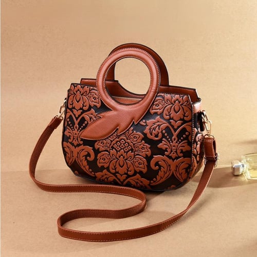 Soft leather sales designer handbags