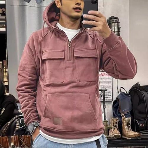 Thick drawstring hoodie online