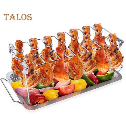 Bbq store wing rack