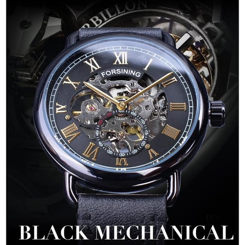 Forsining Watch Men s Fashion Casual Classic Popular Openwork Waterproof Manual Mechanical Watch buy Forsining Watch Men s Fashion Casual Classic