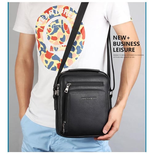 Male cross top bag