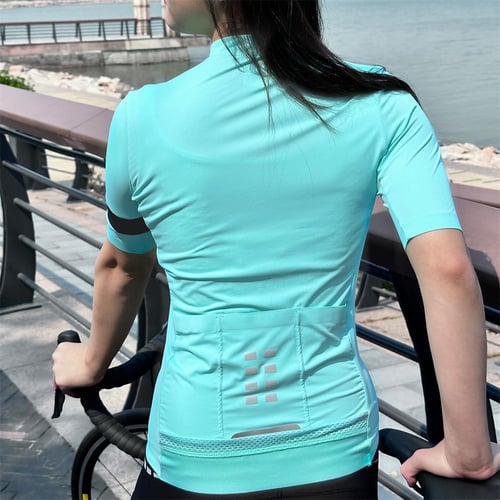 WOSAWE Women s Lightweight Short Sleeve Cycling Jersey Top Ladies