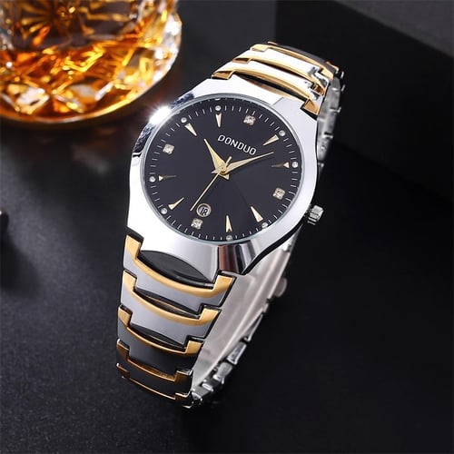 New Men s Quartz Watch Three degree Waterproof Disc Non mechanical
