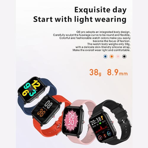 Q9 waterproof sports smart watch for android store