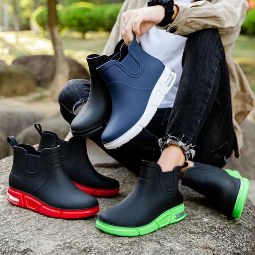 Non slip rain boots hotsell