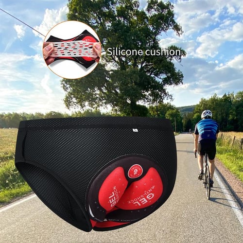 Cycling Briefs WOSAWE Mens Bike Riding Shorts Gel Padding