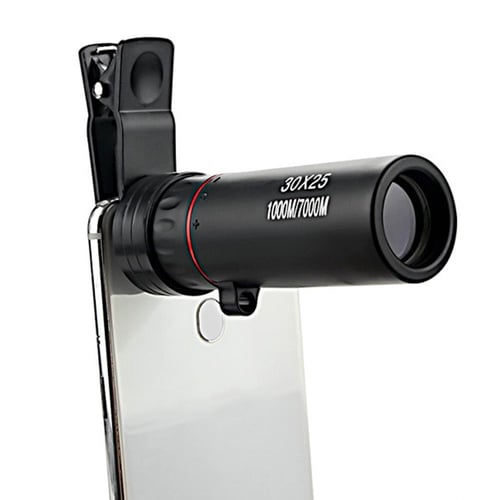 Monocular zoom outlet scope