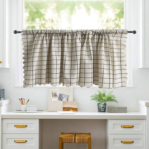 Short Curtains Window Kitchen Small Curtain for Living Room