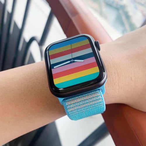 Nylon Strap for Apple watch band 44mm 40mm 42mm 38mm smartwatch